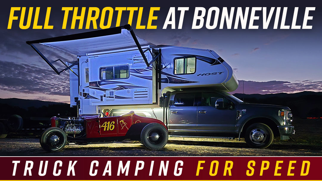 Bonneville Speed Week Truck Camping and Racing