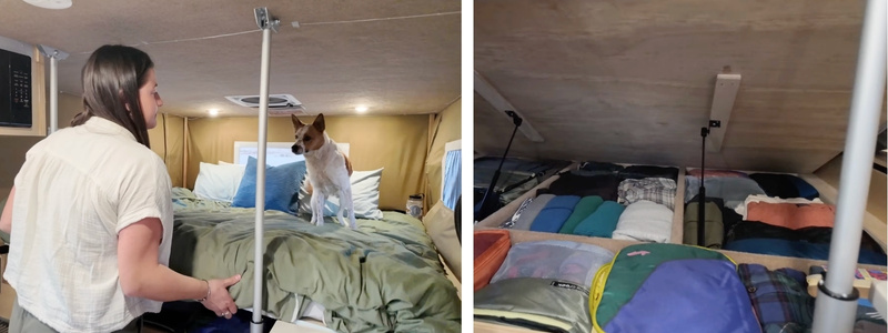 HD Adventuring Overcab Underbed Storage