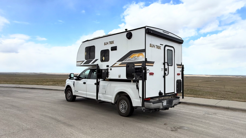 Josh traveling with the Sun Trek 800