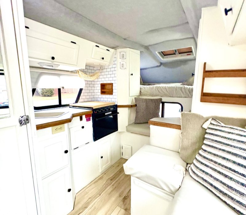 Northern Lite Camper renovation inside