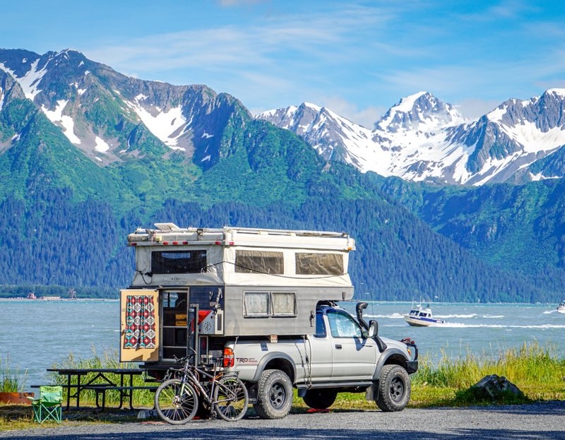 Sun Lite camper in Seward, Alaska