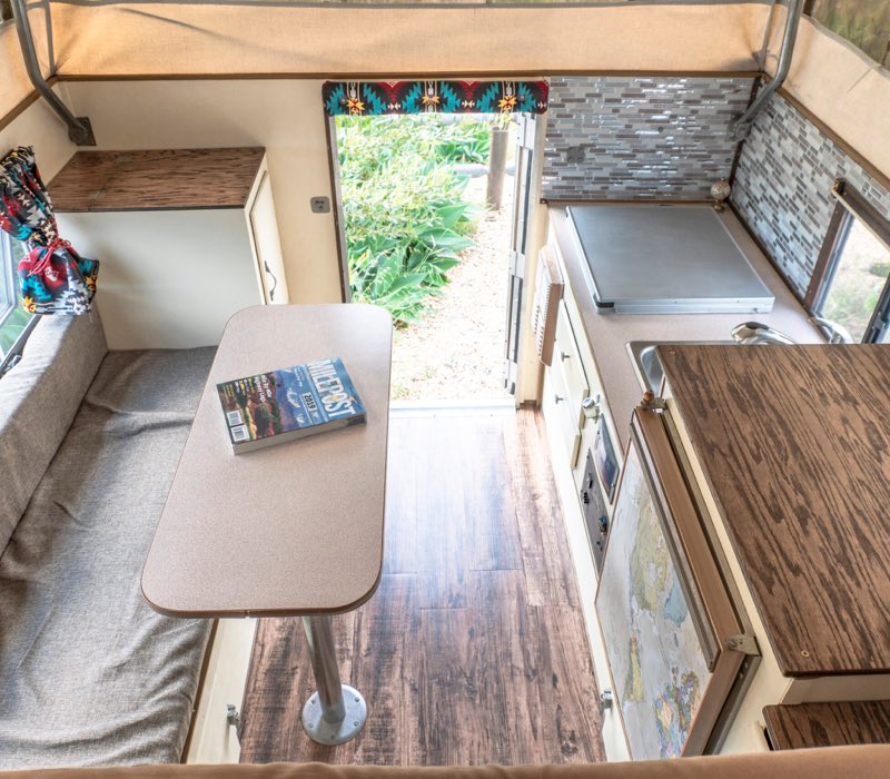 Sun Lite Camper interior view
