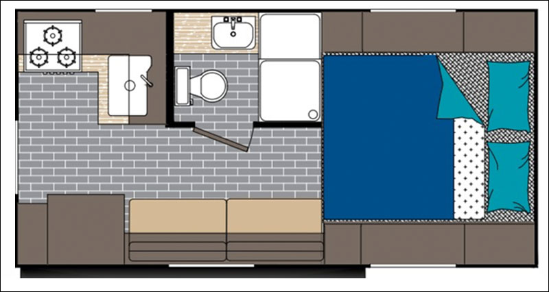 Sun Trek 800 Floor Plan