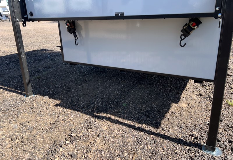Sun Trek ratchet straps in smaller campers