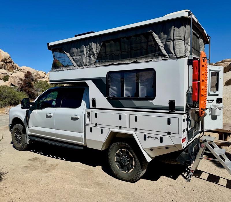 Supertramp in Joshua Tree with Bowen Bed