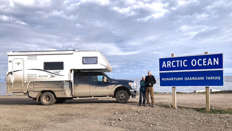 Dempster Arctic Ocean sign