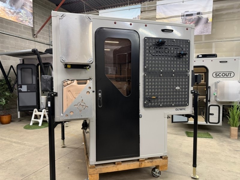 Juniper Overland Ultimate Build Camper Rear Door Closed