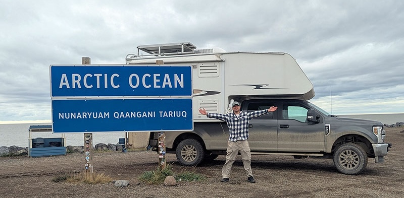 Lance 951 at the Arctic Ocean sign