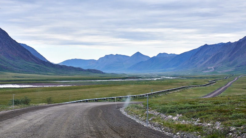 Leaving the Atigun Pass, Dalton Highway