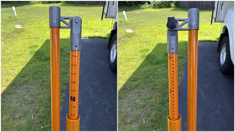 Orange Stick Inches and Centimeters