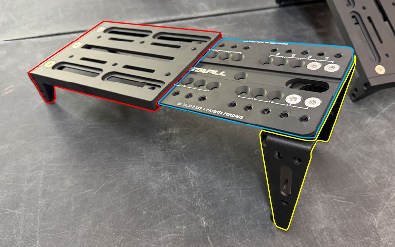 STAPLL Slide Plate, Thread Plate, And Brace