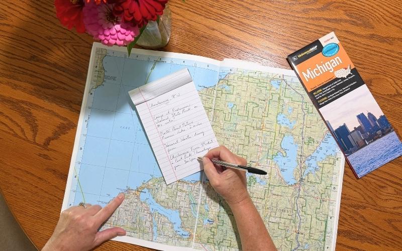 Michigan Map Is Truck Camping Good For Your Health