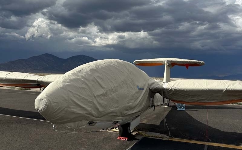 Near The Glider By Camping At Airport
