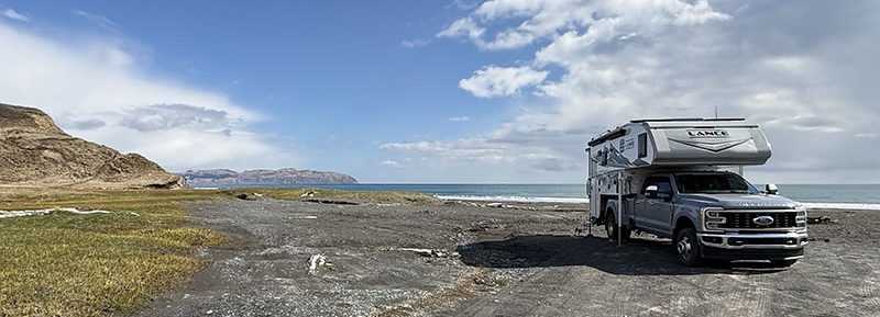 Surfer's Beach In Kodiak Alaska