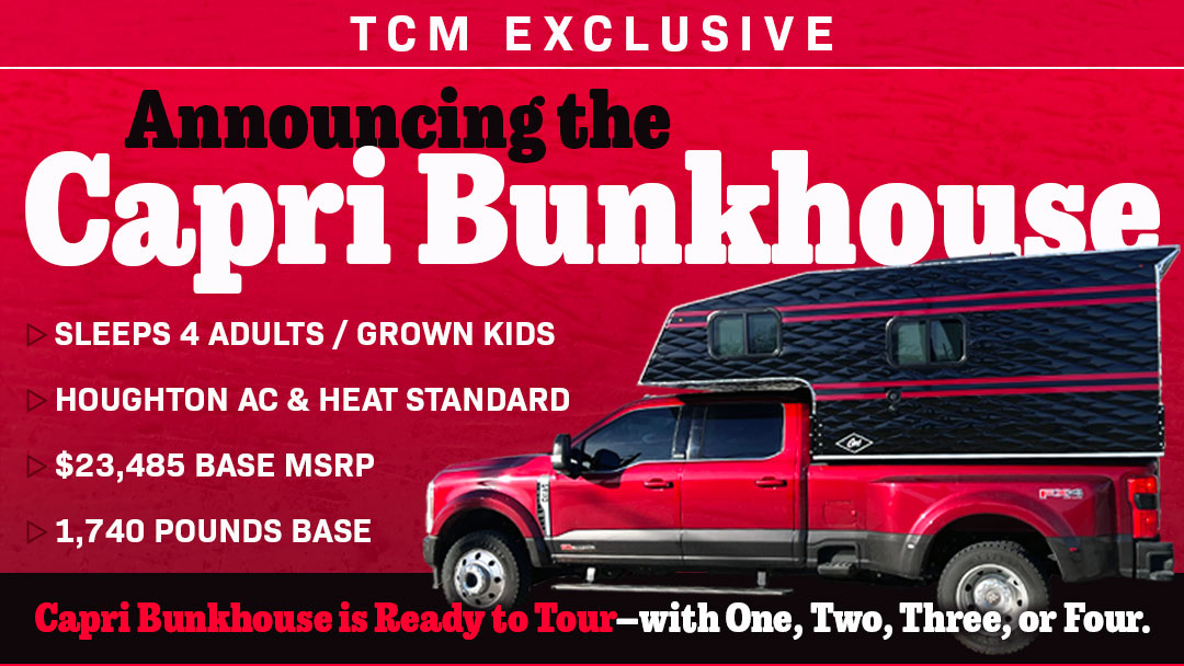 Announcing The Capri Bunkhouse Truck Camper