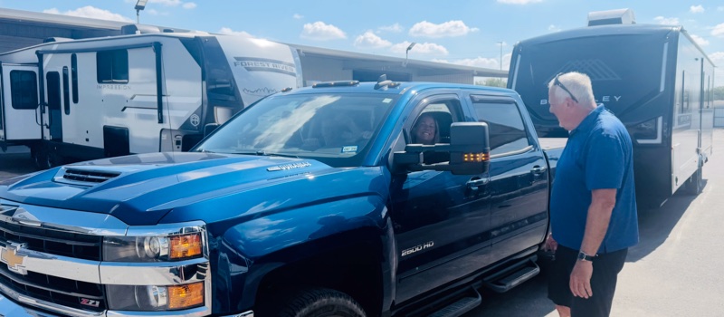 Brinkley being delivered to the new owner