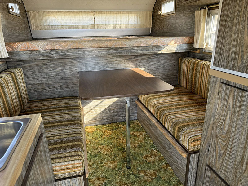 Mitchell In Time Camper Interior Dinette