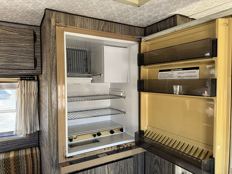 Mitchell In Time Camper Interior Refrigerator