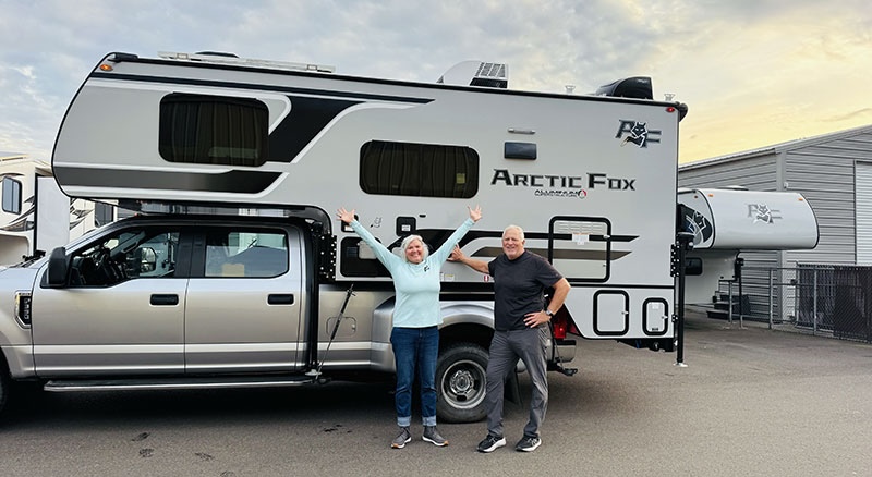New Camper Jill And Wally
