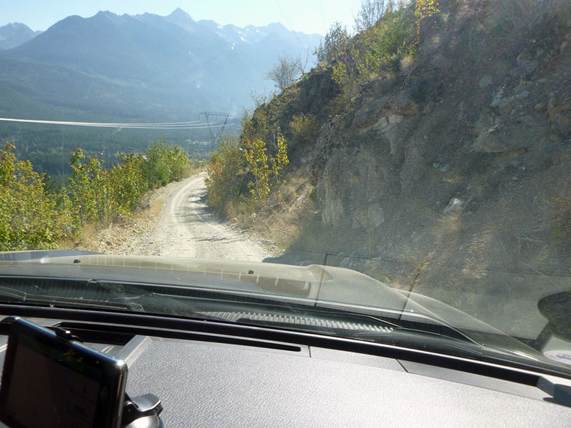 The Highline Between Seton Portage And Darcy Below Carpenter Lake in British Columbia