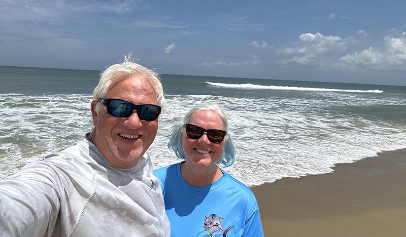 Wally And Jill At The Ocean