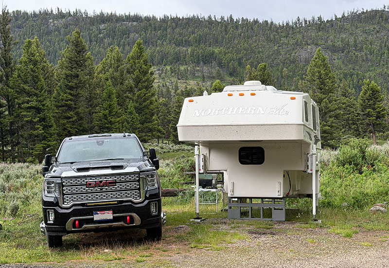 Yellowstone National Park Where We Use The Truck Everyday To Tour