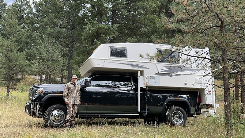 Comfy Elk Camp During The Season