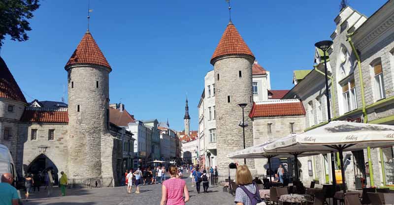 Walking around Tallinn, Estonia