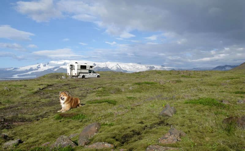 Eyjafjallajokull In Background Iceland