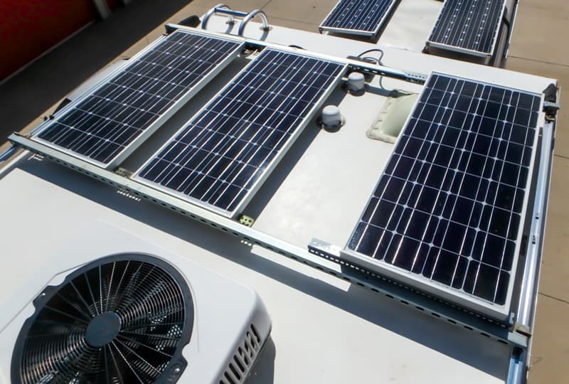 Solar Panel Roof Rack Installation