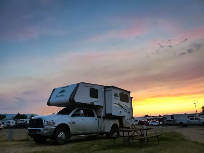 Sheridan Wyoming sunset