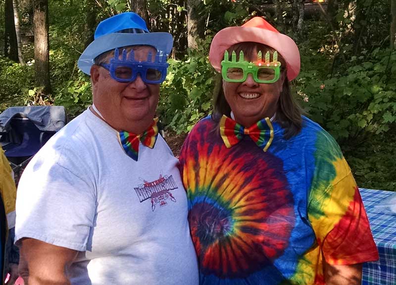 70s outfits at the Montana Truck Camper Rally in 2016