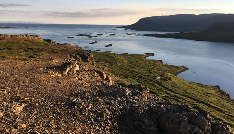 Djupifjorour Towards Northwest Iceland
