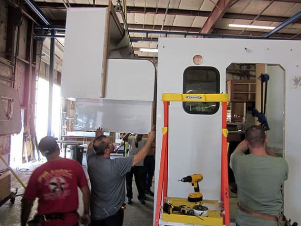 Adventurer camper slide-out installation