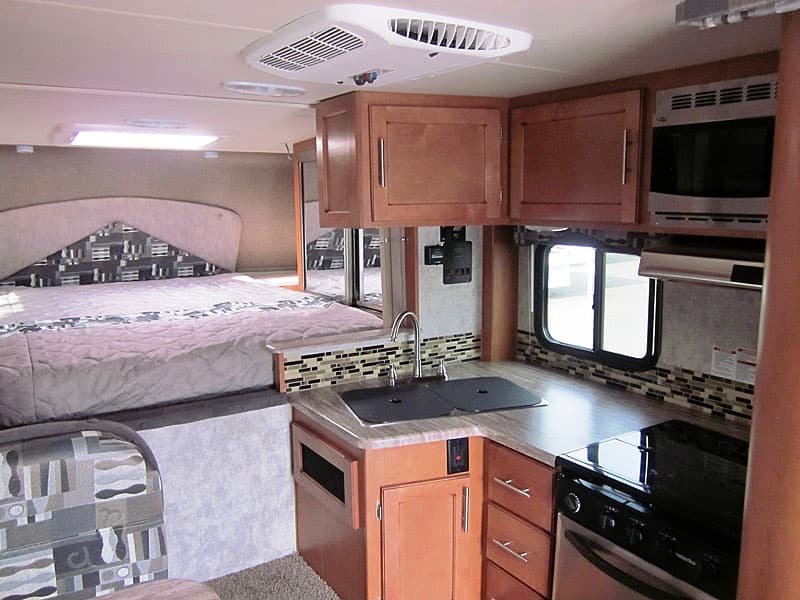 Adventurer 89RBS galley and overcab