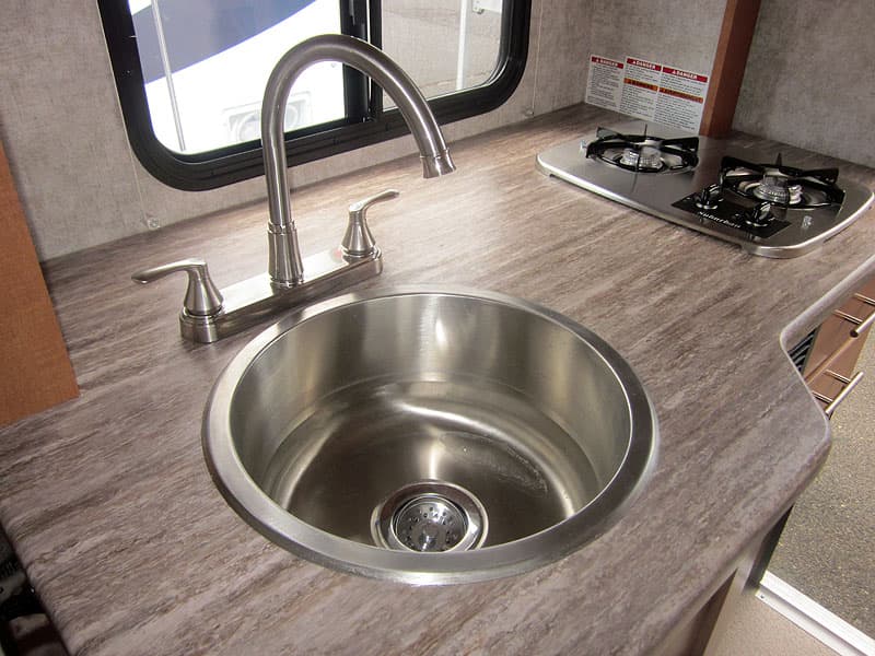 2017 Adventurer 80GS sink and stove