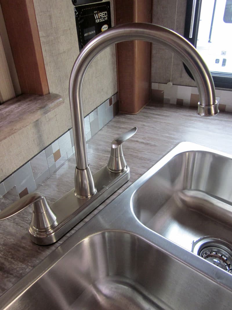 Adventurer campers high faucet in kitchen