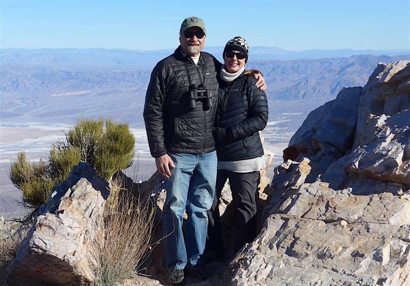 Aguereberry Point in Death Valley