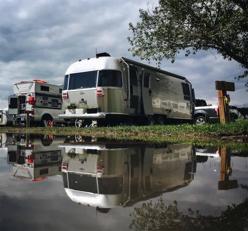 Airstream and Four Wheel Camper