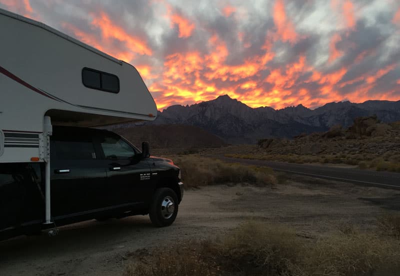 Alabama Hills Sunset California