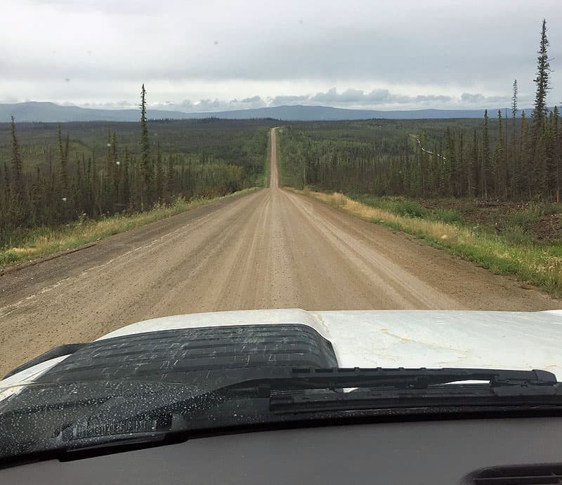 Traveling the Haul Road in Alaska