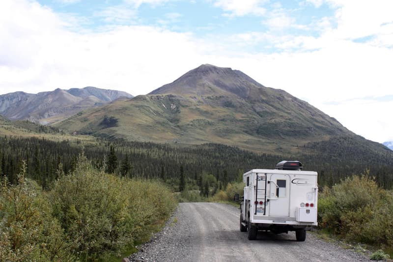 Alaska-further into Wrangell-St. Elias Park-milepost 28