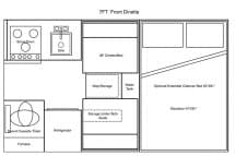 Alaskan 7ft front dinette floor plan