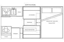 Alaskan 8-5 front dinette floor plan