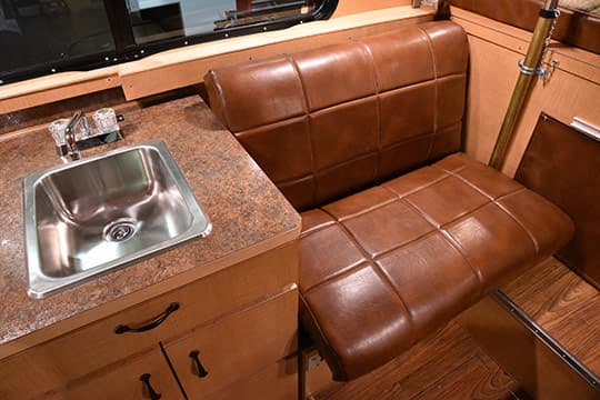 Alaskan Camper Review Dinette Seating