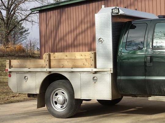 Alaskan-cabover-less-flatbed-truck