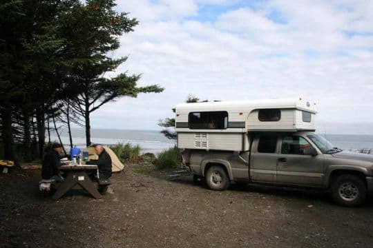 MacPherson-British-Columbia-Agate Campsite on South Beach Haida Gwaii