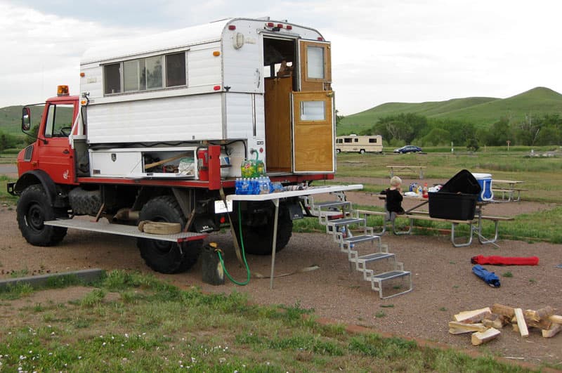 Alaskan Caboverless Camper On Unimog Truck