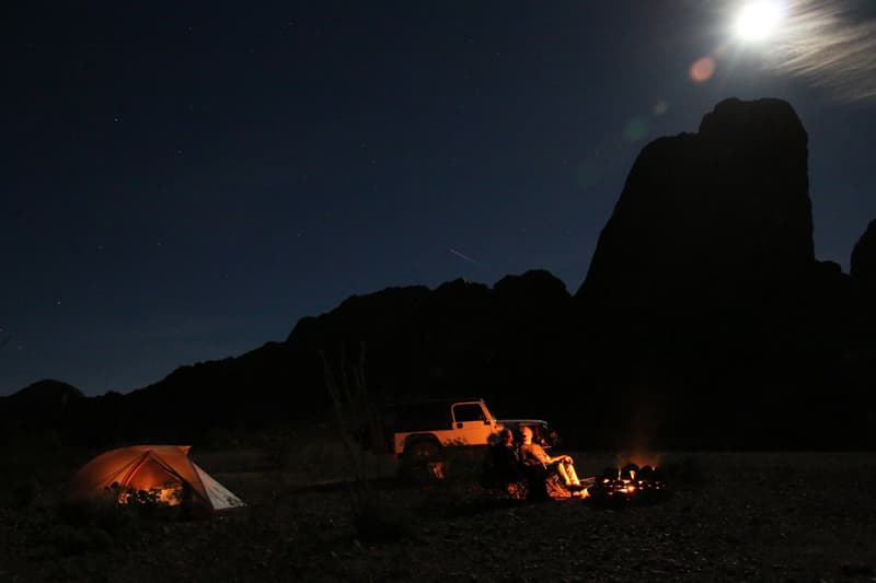 Arizona tent camping