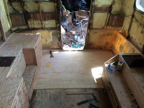 New rear floor coming together.